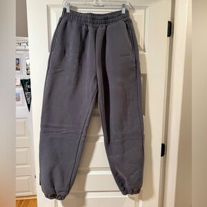 Comfit Women's Gray Fleece Jogger Pants